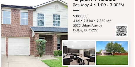 OPEN HOUSE! TIME TO BUY SATURDAY!