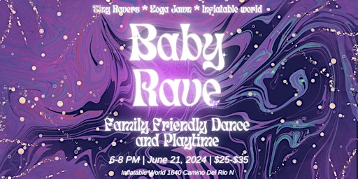 Baby Rave: Family friendly dance party at Inflatable World primary image