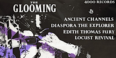Primaire afbeelding van The GLOOMING - An Evening of Dark Sounds live at The Bearded Lady