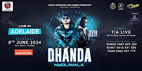 Dhanda Nyoliwala ft. XVIR Grewal Live in Adelaide