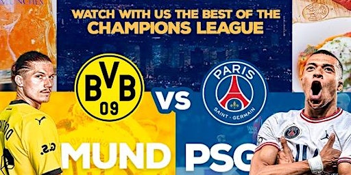 Imagem principal do evento PSG vs. Dortmund - Semifinal Leg 2 of 2 #ViennaVA #WatchParty