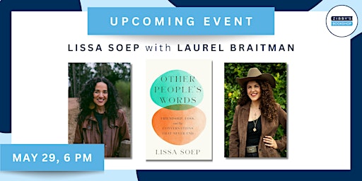 Author event! Lissa Soep with Laurel Braitman primary image