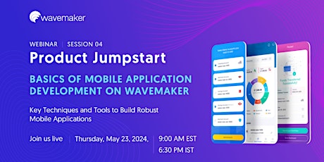 Product Jumpstart: Basics of Mobile Application Development on WaveMaker