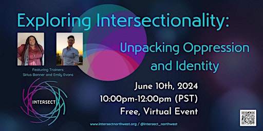 Image principale de Exploring Intersectionality: Unpacking Oppression and Identity - June 2024