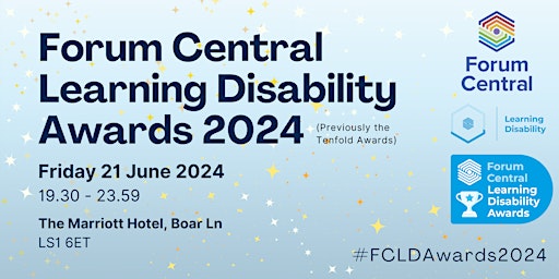 Primaire afbeelding van Forum Central Learning Disability Awards
