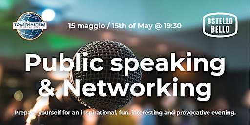 Image principale de Public speaking & Networking