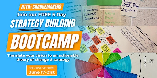 Strategy Building Bootcamp: For Grassroots Changemakers primary image