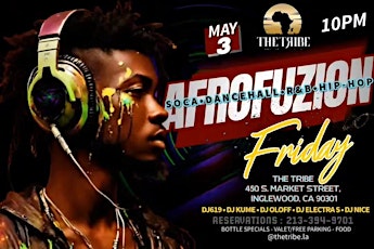 AFROFUSION @ Tribe Entertainment Center primary image