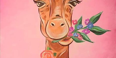 Imagem principal de Floral Giraffe - Paint and Sip by Classpop!™