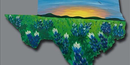 Image principale de Bluebonnets in Texas - Paint and Sip by Classpop!™
