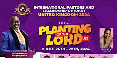 Imagen principal de International Pastors And Leadership RETREAT U.K