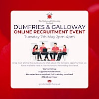 Imagem principal do evento Dumfries & Galloway Online Recruitment Event