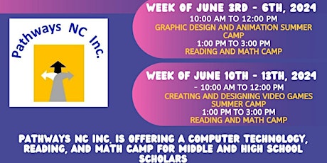 Graphic Design and Animation and Reading and Math Summer Camp - COST: $50