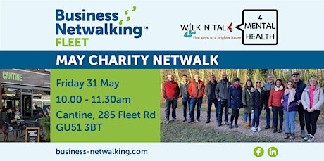 Business Netwalking Fleet. May Charity Netwalk