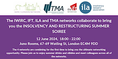 Imagem principal de Insolvency and Restructuring Summer Soiree