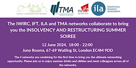 Insolvency and Restructuring Summer Soiree