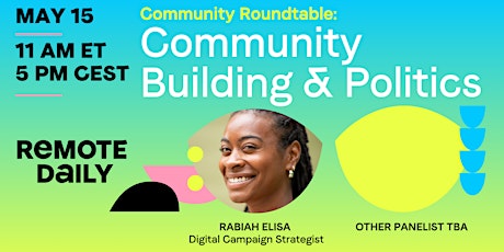 Community Building & Politics