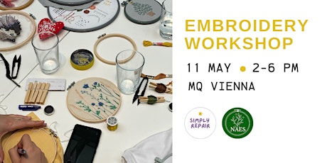 Learn to embroider small  elements on your clothes