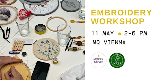Learn to embroider small  elements on your clothes  primärbild
