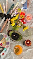 Immagine principale di Wax & Wine: Candle Painting Soirée 