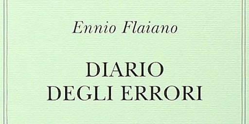 Hauptbild für Italian BookClub With Matteo: Diario degli errori di Ennio Flaiano
