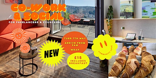 Happy Freelancers Coworking Day at WRAP, Brighton! *NEW VENUE* primary image