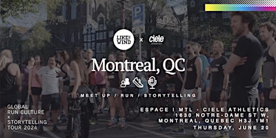 Imagem principal de Montreal: Global Run Culture & Storytelling Event