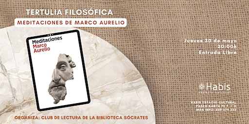 Imagem principal do evento Tertulia filosófica sobre el libro: "Meditaciones" de Marco Aurelio
