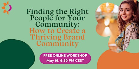 Finding the Right People for Your Community - Free Online Workshop