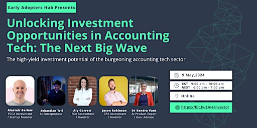 Primaire afbeelding van Unlocking Investment Opportunities in Accounting Tech: The Next Big Wave