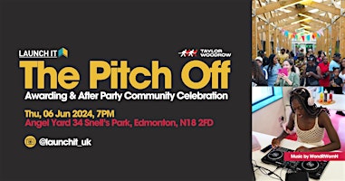 Primaire afbeelding van The Pitch Off: Awarding & Community Celebration at Angel Yard [FREE]