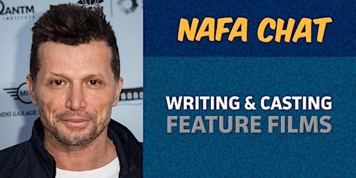 Imagem principal do evento NAFA Chat | Serhat Caradee | Writing & casting feature films