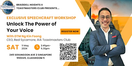 Speech Craft Workshop with DTM Ng Kin Foong