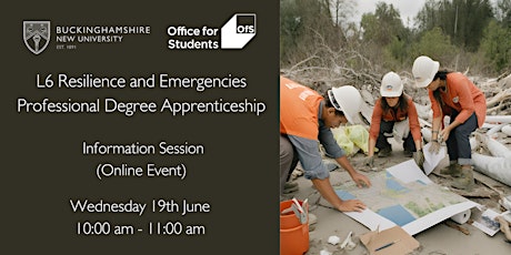 Resilience & Emergencies Professional Degree Apprenticeship Info Session
