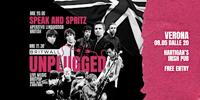 BRITWALL UNPLUGGED | APERITIVO LINGUISTICO BRITISH + BRITPOP LIVE MUSIC primary image