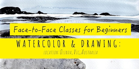 Watercolor & Drawing Face-to-Face Classes for Beginners