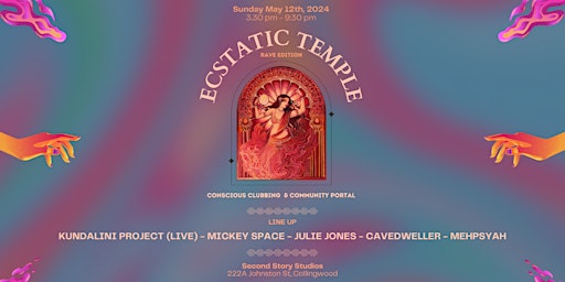 Imagem principal do evento Ecstatic Temple - Rave Edition: Conscious Clubbing and Community Portal
