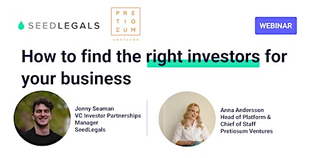 Image principale de How to find the right investors for your business