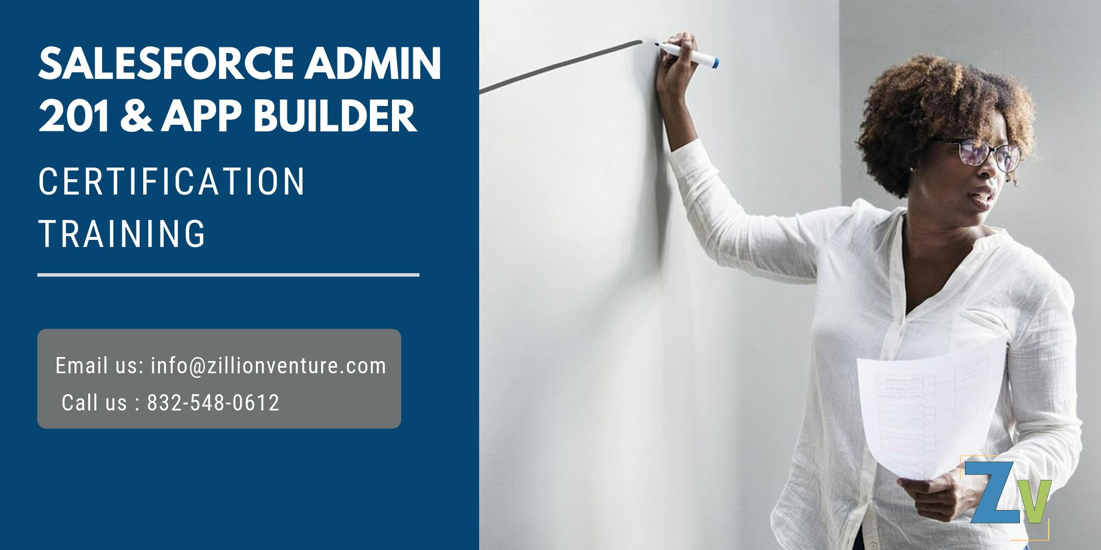 Salesforce Admin 201 & App Builder Certification Training in San Antonio, TX