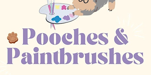 Hauptbild für Pooches & Paintbrushes - Winchester's First Doggie Art Event!