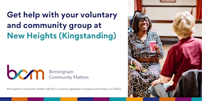 Imagen principal de Get help with your community group at New Heights (Kingstanding)