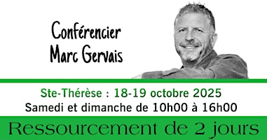Imagem principal do evento Ste-Thérèse : Ressourcement de 2 jours (50$ par jour) Réservez vite !