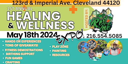 Immagine principale di 1st Annual Healing and Wellness Expo 