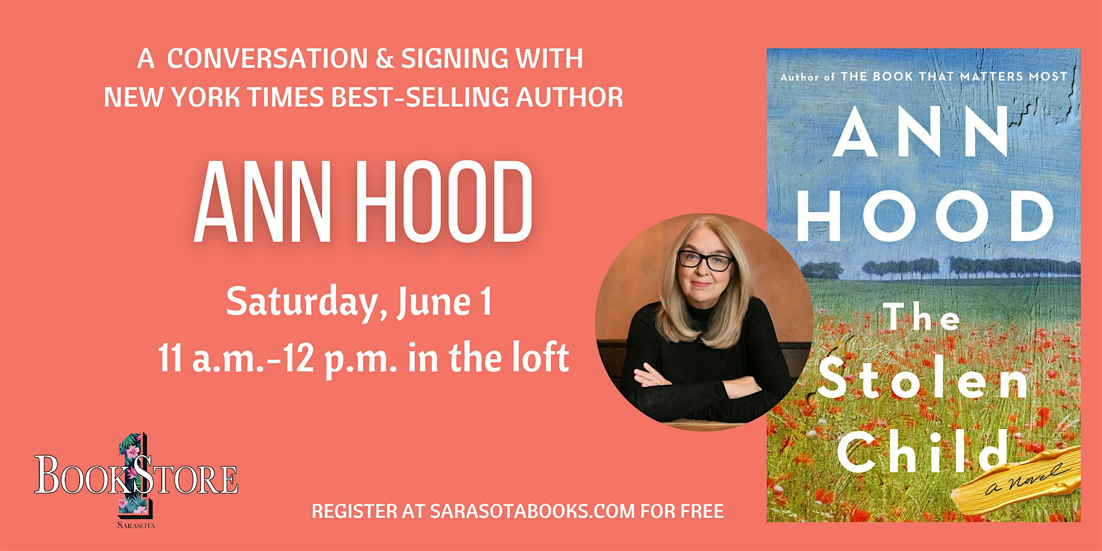 Talk and Book Signing with New York Times Best-Selling Author Ann Hood