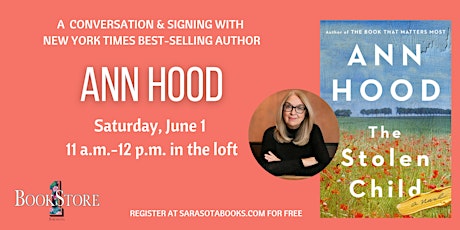 Talk and Book Signing with New York Times Best-Selling Author Ann Hood