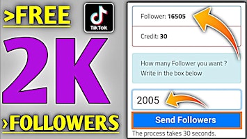 $ GENUINE@10k$ Tiktok Followers!!Free TikTok Follower Generator Tools 2024