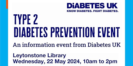 Type 2 Diabetes Prevention Event @ Leytonstone Library