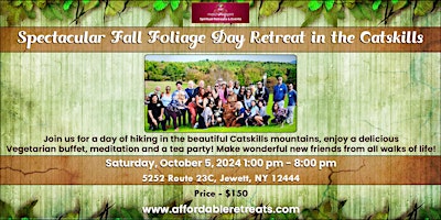 Imagen principal de Spectacular Fall Foliage Day Retreat in the Catskills