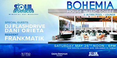 Imagem principal do evento Bohemia House Music Soirée at Altira Rooftop Lounge