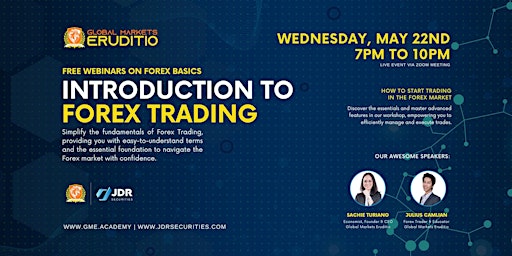 Primaire afbeelding van Free Webinar on Introduction to Forex Trading